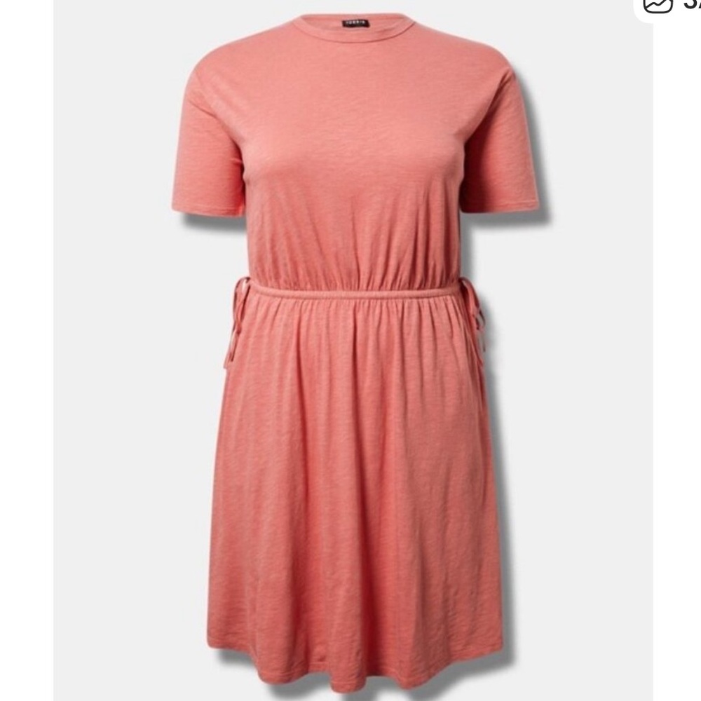 Torrid “Skater” Coral Dress - Picture 2 of 8